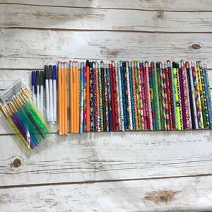 Pencils, Pens, Paintbrushes New‎
